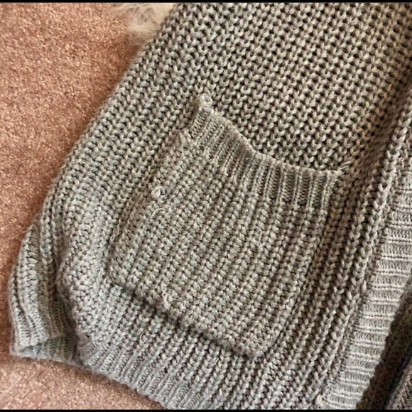 Cute & Cozy Grey Cardigan - Picture 2 of 3